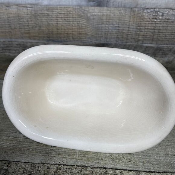 California Cleminsons Ceramic Bath Tub Soap Dish Hand Painted Vintage - Picture 5 of 11